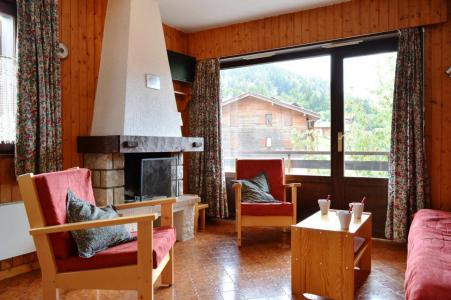 Vakantie in de bergen Studio cabine 4 personen (1C) - La Résidence Piste Rouge B - Le Grand Bornand - Woonkamer