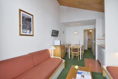 Vakantie in de bergen Appartement 2 kamers bergnis 6 personen (523) - La Résidence Themis - La Plagne - Woonkamer