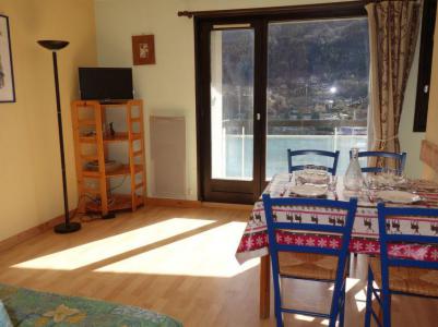 Vakantie in de bergen Appartement 1 kamers 4 personen (2) - La Royale - Saint Gervais - Woonkamer