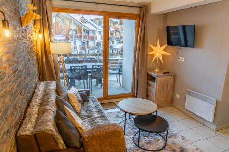 Urlaub in den Bergen 3-Zimmer-Appartment für 6 Personen (418) - Le Balcon des Airelles - Les Orres - Wohnzimmer