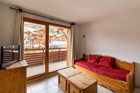 Vakantie in de bergen Appartement 2 kamers 4 personen (420) - Le Balcon des Airelles - Les Orres - Woonkamer