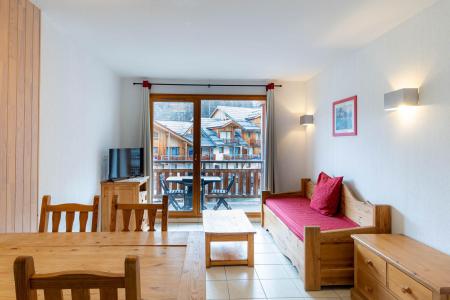 Vakantie in de bergen Appartement 2 kamers 4 personen (512) - Le Balcon des Airelles - Les Orres - Woonkamer
