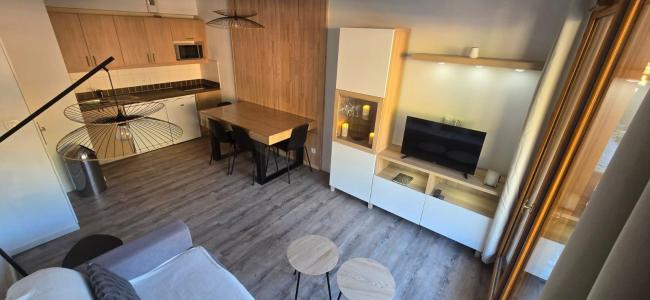 Vakantie in de bergen Appartement 2 kamers 4 personen (512) - Le Balcon des Airelles - Les Orres - Woonkamer