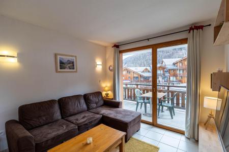 Vakantie in de bergen Appartement 2 kamers 4 personen (516) - Le Balcon des Airelles - Les Orres - Woonkamer