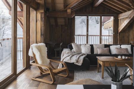 Urlaub in den Bergen Triplex-Chalet 8 zimmer 12 Personnen - Le Bercail - Saint Martin de Belleville - Wohnzimmer