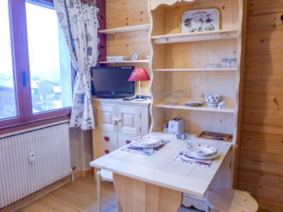 Urlaub in den Bergen 1-Zimmer-Appartment für 2 Personen (6) - Le Bois du Bouchet - Chamonix - Wohnzimmer