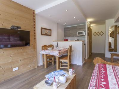 Vakantie in de bergen Appartement 1 kamers 4 personen (14) - Le Borsat - Tignes - Woonkamer