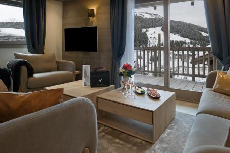 Holiday in mountain resort 3 room apartment cabin 4-6 people (A02) - Le C - Courchevel - Living room