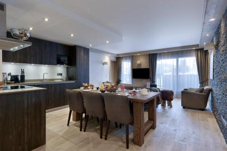 Holiday in mountain resort 4 room apartment cabin 6-8 people (A08) - Le C - Courchevel - Living room