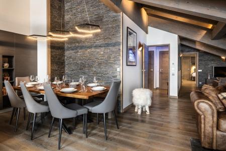 Holiday in mountain resort 5 room duplex apartment 8 people (Paragon) - Le C - Courchevel - Living room