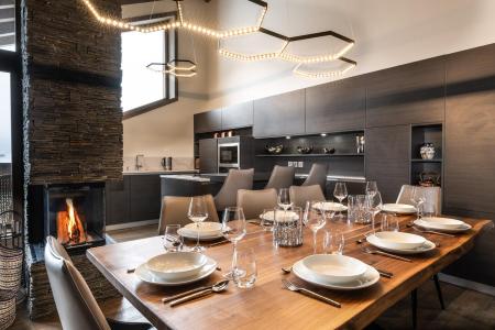 Holiday in mountain resort 5 room duplex apartment 8 people (Paragon) - Le C - Courchevel - Open-plan kitchen