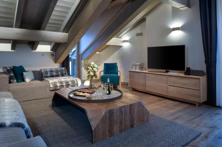 Vakantie in de bergen Appartement 4 kamers 7 personen (A09) - Le C - Courchevel - Woonkamer