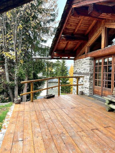 Holiday in mountain resort 3 room duplex chalet 6 people - Le Chalet Blanc - Les Arcs - Terrace