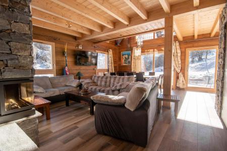 Holiday in mountain resort 5 room duplex chalet 12 people (KOPEREK) - Le Chalet Kopérek - Valloire - Living room