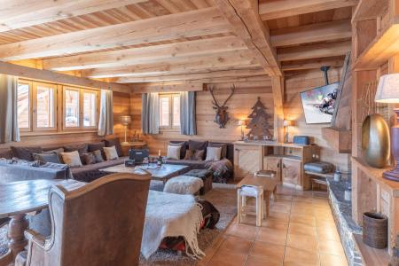 Holiday in mountain resort 9 room chalet 14 people - Le Chalet Loup - Alpe d'Huez - Living room