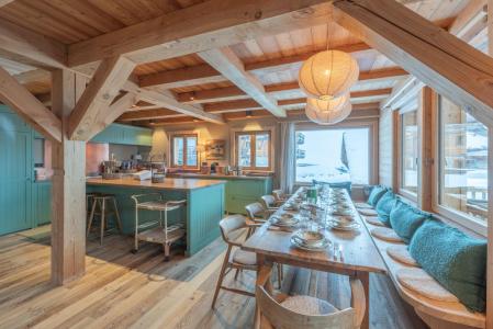 Holiday in mountain resort 9 room chalet 14 people - Le Chalet Loup - Alpe d'Huez - Living room