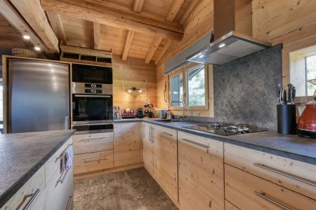 Vakantie in de bergen Chalet duplex 5 kamers 8 personen - Le Chalet Noir - Saint Gervais - Keuken