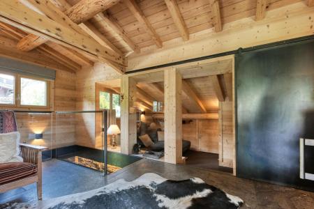 Vakantie in de bergen Chalet duplex 5 kamers 8 personen - Le Chalet Noir - Saint Gervais - Woonkamer
