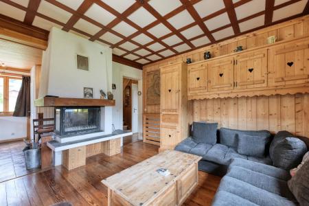 Vakantie in de bergen Chalet duplex 7 kamers 9 personen - Le Chalet Suisse - Saint Gervais - Woonkamer