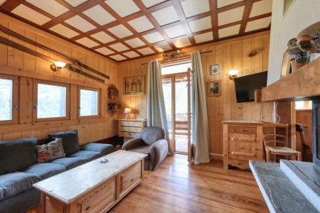 Vakantie in de bergen Chalet duplex 7 kamers 9 personen - Le Chalet Suisse - Saint Gervais - Woonkamer