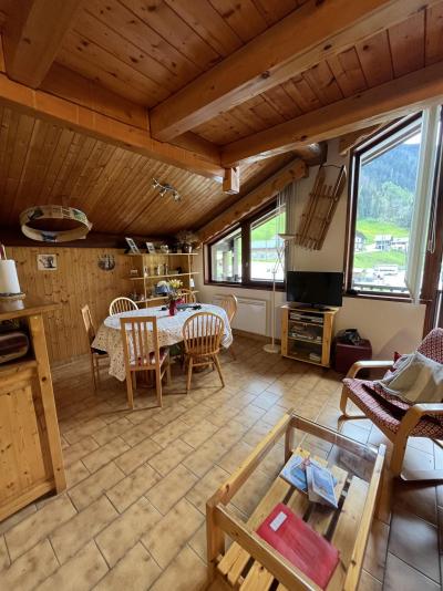 Vakantie in de bergen Appartement duplex 3 kamers 6 personen - Le Chamois - Arêches-Beaufort - Woonkamer