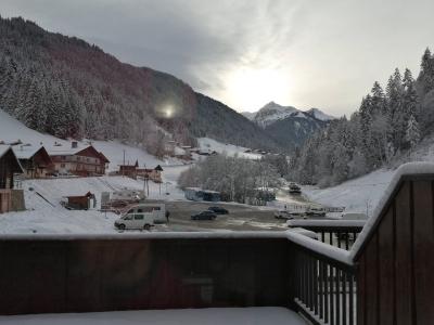 Vakantie in de bergen Studio cabine 4 personen - Le Chamois - Arêches-Beaufort - Balkon