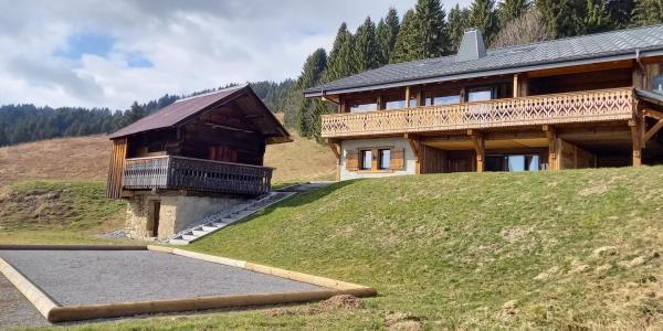 Vakantie in de bergen Chalet triplex 8 kamers 14 personen - LE CHAR - Les Gets - Buiten zomer