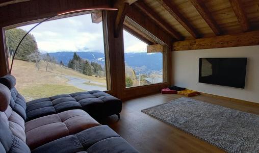 Urlaub in den Bergen Triplex-Chalet 8 zimmer 14 Personnen - LE CHAR - Les Gets - Wohnzimmer