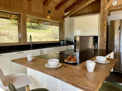 Urlaub in den Bergen Triplex-Chalet 8 zimmer 14 Personnen - LE CHAR - Les Gets - Wohnzimmer