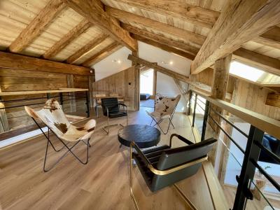 Urlaub in den Bergen Triplex-Chalet 8 zimmer 14 Personnen - LE CHAR - Les Gets - Wohnzimmer