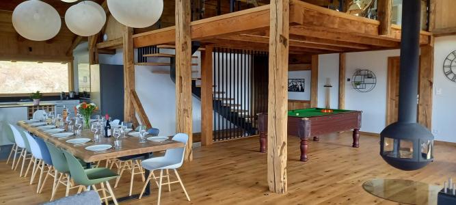 Urlaub in den Bergen Triplex-Chalet 8 zimmer 14 Personnen - LE CHAR - Les Gets - Wohnzimmer