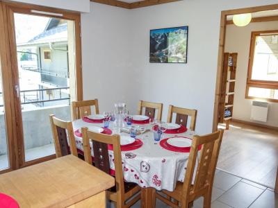 Holiday in mountain resort 3 room apartment 6 people (1) - Le Clos de la Fontaine - Saint Gervais - Living room