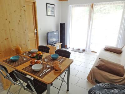 Vakantie in de bergen Appartement 3 kamers 6 personen (2) - Le Clos de la Fontaine - Saint Gervais - Woonkamer