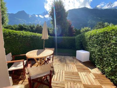 Vacances en montagne Appartement 2 pièces 4 personnes - Le Clos des Ancelles - Chamonix - Terrasse-jardin