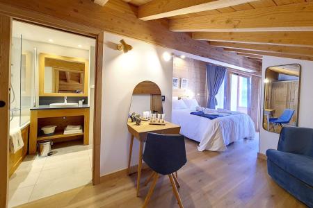 Holiday in mountain resort 5 room triplex chalet 8 people (Cachette) - Le Hameau de Caseblanche - Saint Martin de Belleville - Bedroom