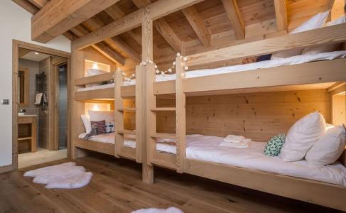 Holiday in mountain resort 8 room quadriplex chalet 14 people (Chanterella) - Le Hameau de Caseblanche - Saint Martin de Belleville - Bunk beds