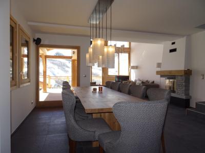 Vakantie in de bergen Chalet duplex 6 kamers 10 personen (Bouc Blanc) - Le Hameau de Caseblanche - Saint Martin de Belleville - Woonkamer