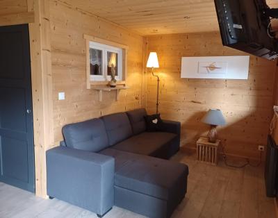 Holiday in mountain resort 2 room apartment sleeping corner 6 people (D204) - Le Hameau des Aiguilles - Albiez Montrond - Living room