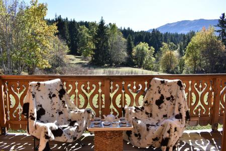 Urlaub in den Bergen 4-Zimmer-Appartment für 6 Personen (14) - Le Hameau des Biches - Méribel - Terrasse