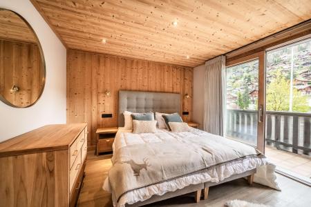 Holiday in mountain resort 4 room apartment sleeping corner 6 people (3) - Le Janin - Morzine - Bedroom