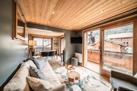 Holiday in mountain resort 4 room apartment sleeping corner 6 people (3) - Le Janin - Morzine - Living room