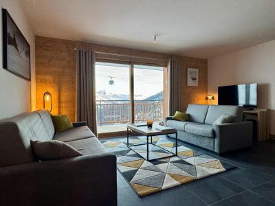 Holiday in mountain resort 4 room apartment 6 people (16C) - Le Manaka - La Plagne - Living room