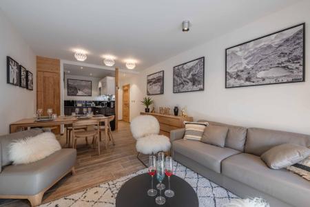 Urlaub in den Bergen 3-Zimmer-Appartment für 4 Personen (104) - Le Mas de Joux Plane - Morzine - Wohnzimmer