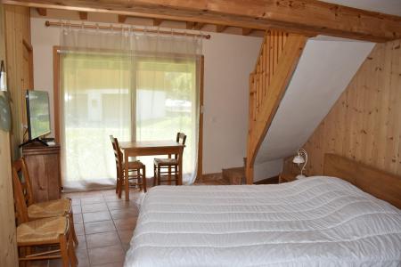 Holiday in mountain resort 3 room mezzanine chalet 6 people - Le Merlet - Pralognan-la-Vanoise - Bedroom