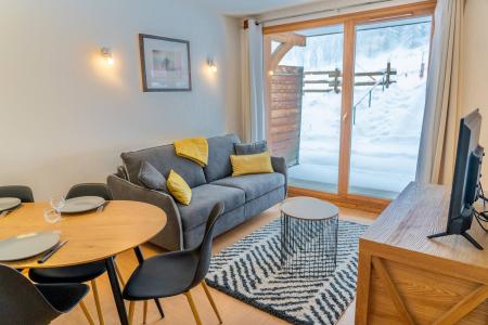 Urlaub in den Bergen 2-Zimmer-Holzhütte für 6 Personen (026) - Le Parc des Airelles - Les Orres - Wohnzimmer