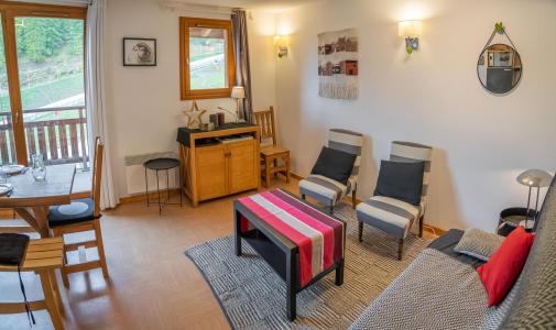 Holiday in mountain resort 3 room duplex apartment 10 people (314) - Le Parc des Airelles - Les Orres - Living room