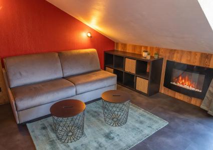 Vakantie in de bergen Appartement 2 kamers 6 personen (203) - Le Parc des Airelles - Les Orres - Woonkamer