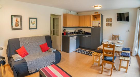 Vakantie in de bergen Appartement duplex 3 kamers 10 personen (314) - Le Parc des Airelles - Les Orres - Woonkamer