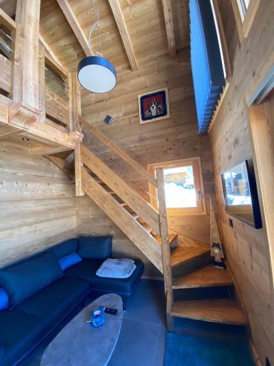 Holiday in mountain resort 2 room apartment 4 people - Le petit chalet  - Châtel - Living room