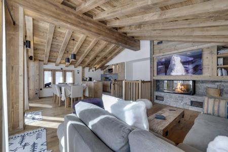 Vacaciones en montaña Chalet triplex 4 piezas para 6 personas - Le Petit Joseray - Val d'Isère - Estancia